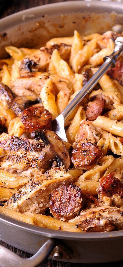 Place chicken pieces in a medium bowl, sprinkle the cajun seasoning over and toss to coat. Cajun Chicken and Sausage Pasta in Creamy Parmesan Sauce ...
