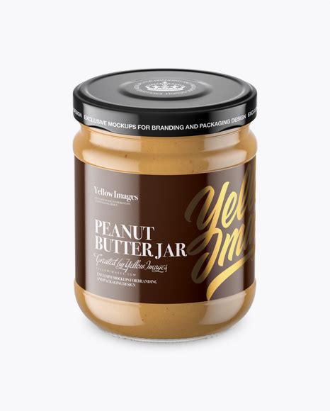 Your brand deserves peanut butter jar label mockup for presentation. Download Psd Mockup Clear Dessert Glass Golden Layer High ...