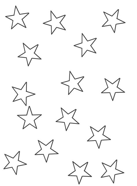 Moldes Plantillas De Estrellas Para Imprimir Y Recortar En Esta