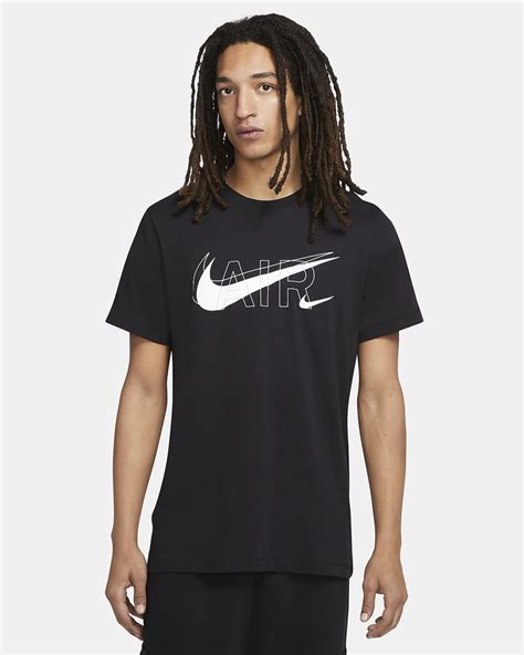 Nike Air Print T Shirt Black Accoutre Clothing