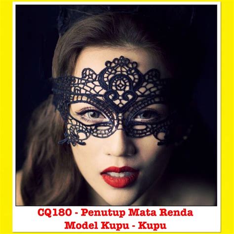 Jual Cq180 Penutup Mata Model Kupu Kupu Sexy Lace Wanita Transparan Renda Shopee Indonesia
