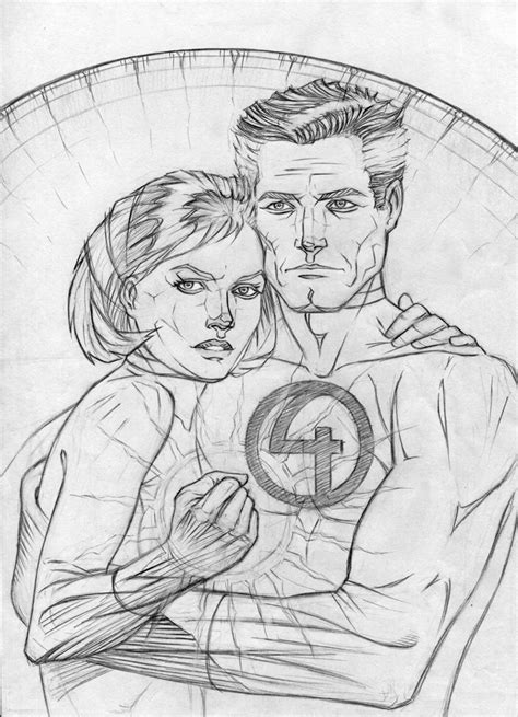 Sue Storm And Reed Richards By Psimp297 On Deviantart
