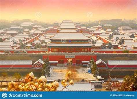 Beijing Forbidden City China Stock Image Image Of