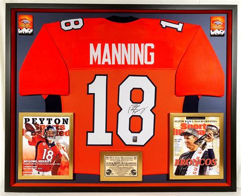 Premium Framed Peyton Manning Autographed Signed Denver Broncos