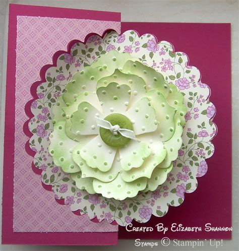 And make sure to check out our free jewelry display cards template gallery where you can pick a free design and personalize it your way for all your accessories. elizabeth's craft room: Scallop Circle Card