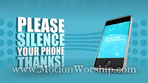 Please Silence Cell Phones 3 Hd Looping Background Youtube