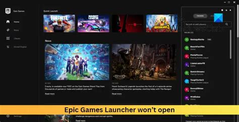 Epic Games Launcher Wont Open Fix