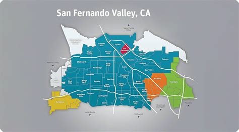 Van Nuys Zip Code Map Valley Zip Code Map