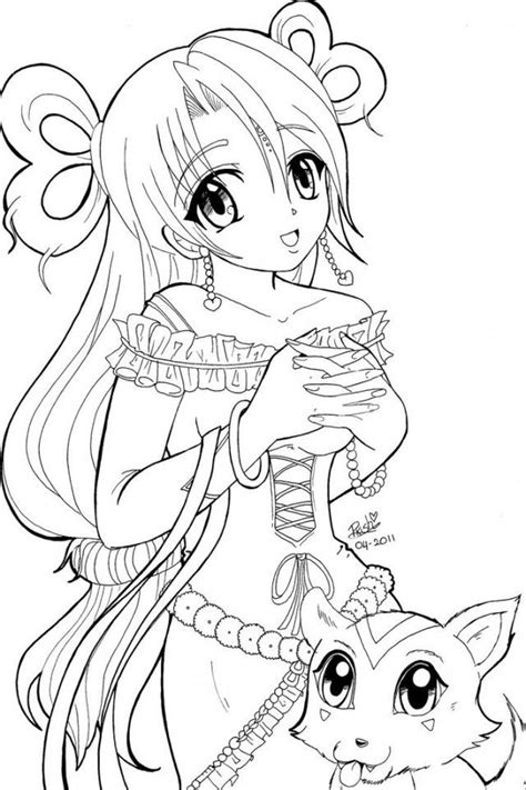 Anime Princess Coloring Pages Coloring Home