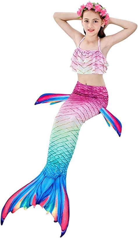 Lora Rossie Mermaid Swimsuit For Girls Kids Mermaid