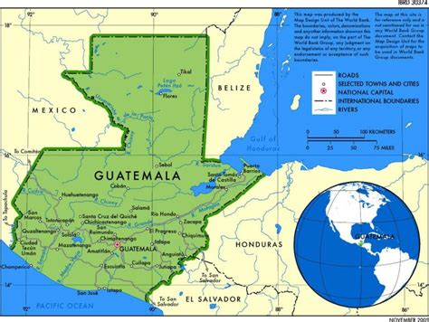 Mapa De Guatemala