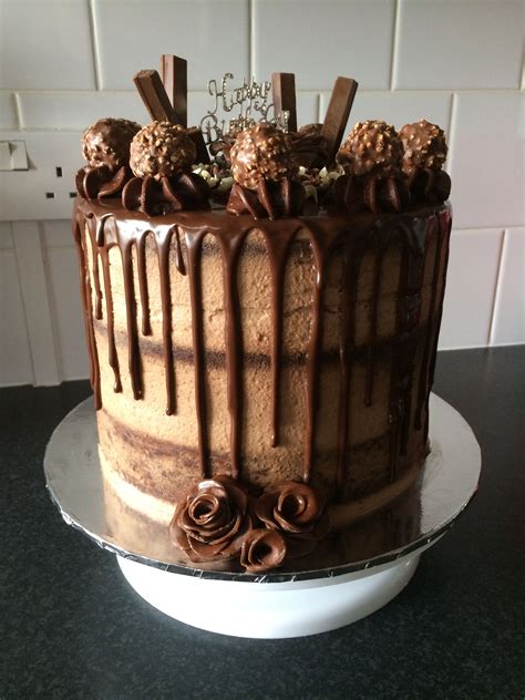 This all white, 3 tiered wedding cake stand is easily assembled and stores away conveniently when not in use. My three tier triple chocolate drip cake with chocolate ...