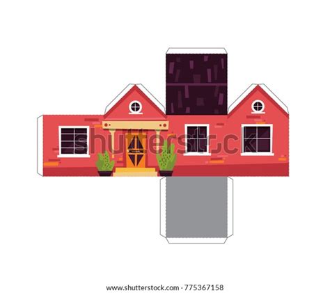 Make Your Own Toy House Paper Stock Vector Royalty Free 775367158