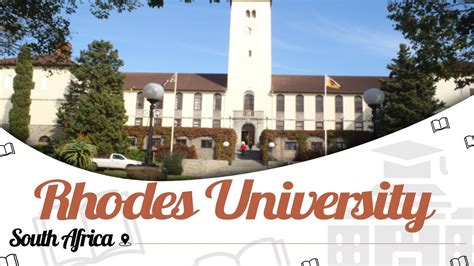 Rhodes University South Africa Campus Tour Ranking Courses