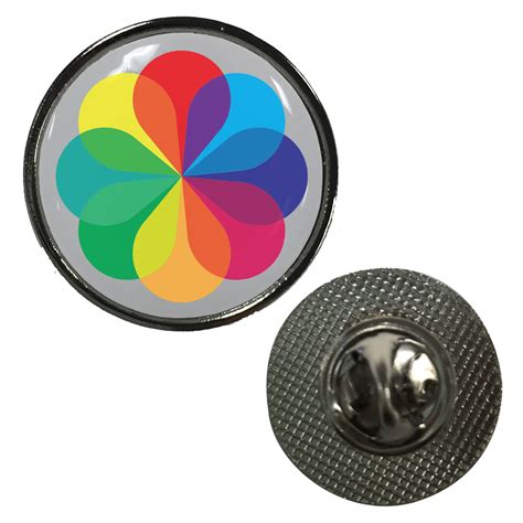 C8c Circle Dome Lapel Pin Hit Promotional Products