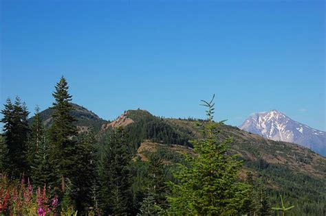 Bachelor Mt With Mt Jefferson In The Background Photos Diagrams