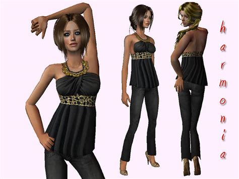 The Sims Resource Favorite Babydoll And Jean Set 2