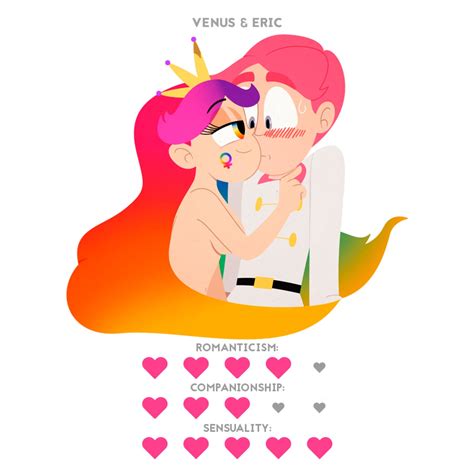 Venus, ancient italian goddess associated with cultivated fields and gardens and later identified by the romans with the greek goddess of love, aphrodite. Venus and Eric - Love Rating Card by jgss0109 on @DeviantArt in 2020 | Star vs the forces of ...