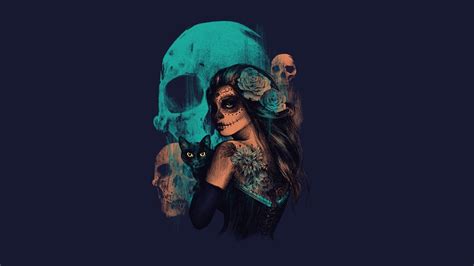 Blue Skull Wallpaper 59 Images