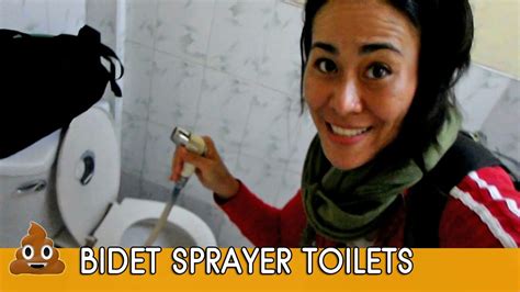 How To Use Bidet Sprayer Toilets Aka Bum Guns In Thailand Youtube