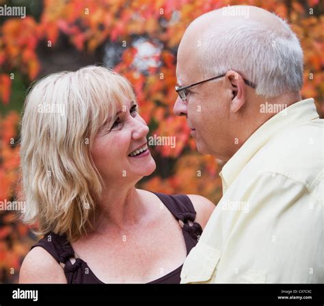 Mature Married Couple Enjoying Spending Time Together In Park During