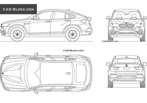 Bmw X4 Cad Block Download Car Autocad Model