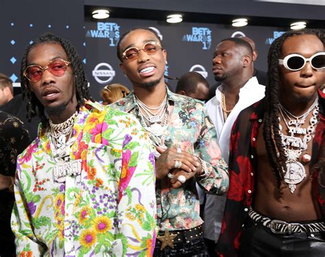 Migos performing in august 2017. Migos Beef With Chris Brown, Joe Budden During BET Awards 2017