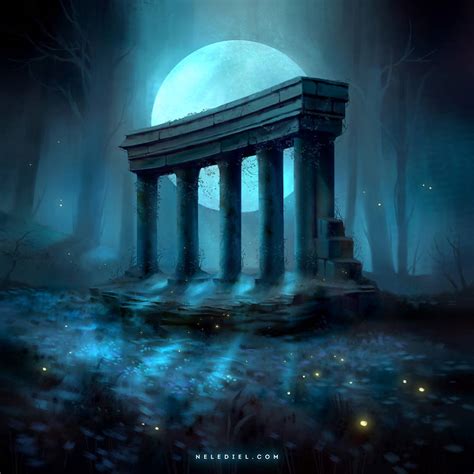 Moonlight Ruins By Nele Diel On Deviantart