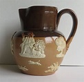 Royal Doulton 'Lambeth,' Farming Scene Jug or Pitcher, Stoneware, circa ...