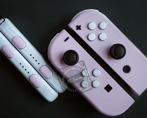 Custom Pastel Pink Nintendo Switch Joy Con Joycon Controllers Etsy Nintendo Consolas