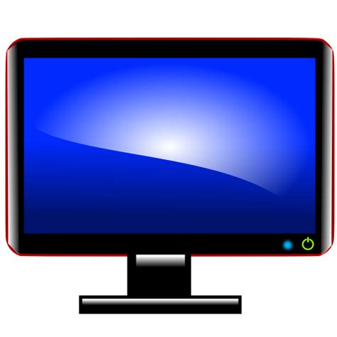 Computer Monitor Vector Image Free Svg