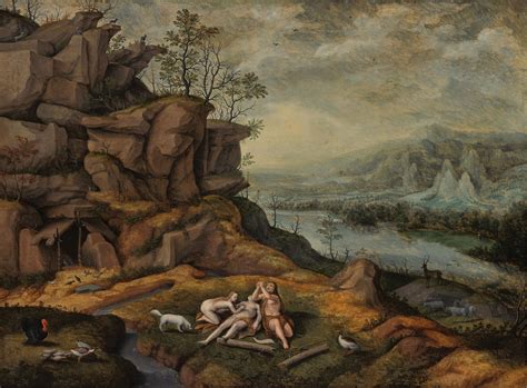 Landscape With Adam And Eve Lamenting Over The Dead Body Of Abel