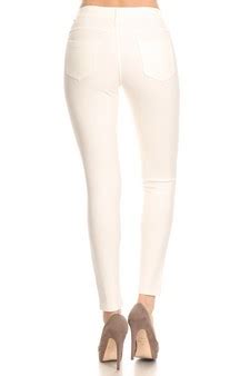 Lady S Mid Rise Ponte Knit Skinny Pants Wholesale Yelete Com