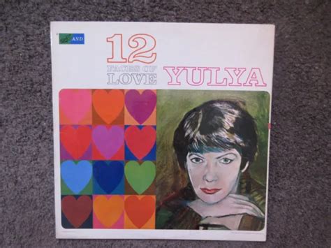 Yulya And12 Faces Of Love 1962 Stand Gdex Autographed Rare Female Pop