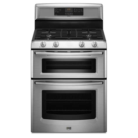 Shop Maytag 30 In 21 Cu Ft39 Cu Ft Self Cleaning Double Oven Gas