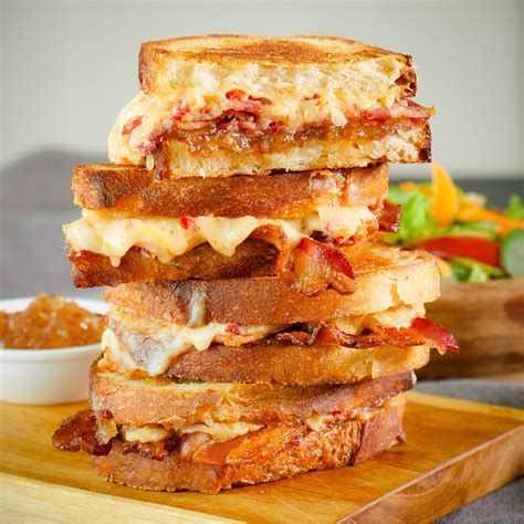 Bourbon Bacon Grilled Cheese Recipes Stonewall Kitchen Grilled