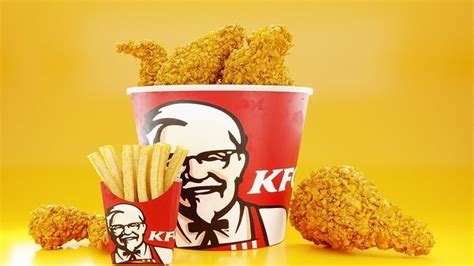 KFC FRIES AND CHICKEN D Model CGTrader