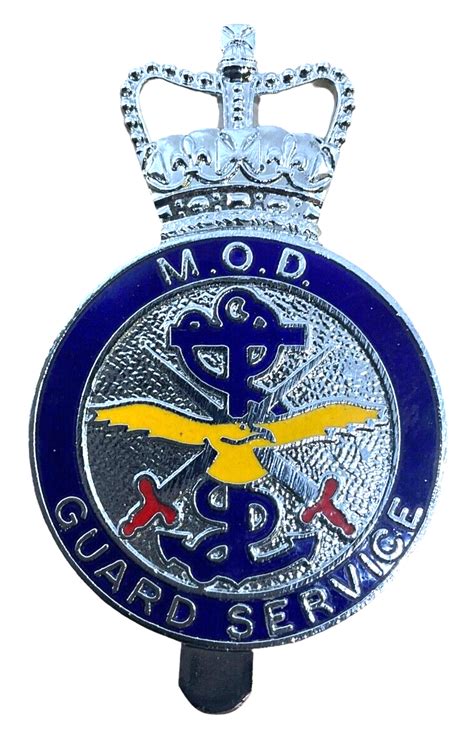 British Mod Guard Service Cap Badge Military Antiques Toronto
