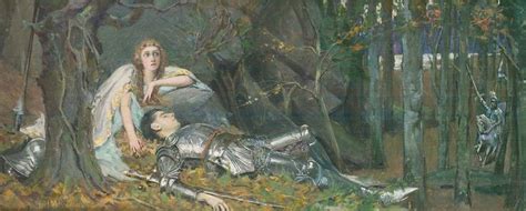 Henry Meynell Rheam La Belle Dame Sans Merci Pre Raphaelite Art