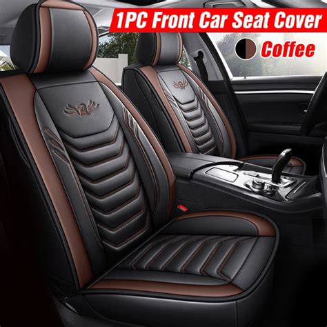 Novashion 1pc Luxury Pu Leather Car Seat Covers Waterproof Breathable
