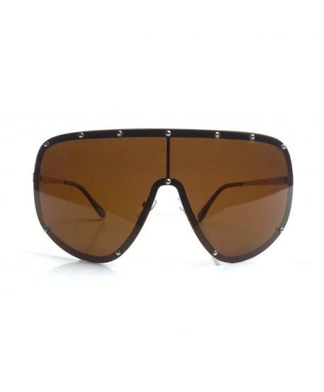 oversized xxl huge large shield wrap designer womens polarized sunglasses brown cb12bnmqx15