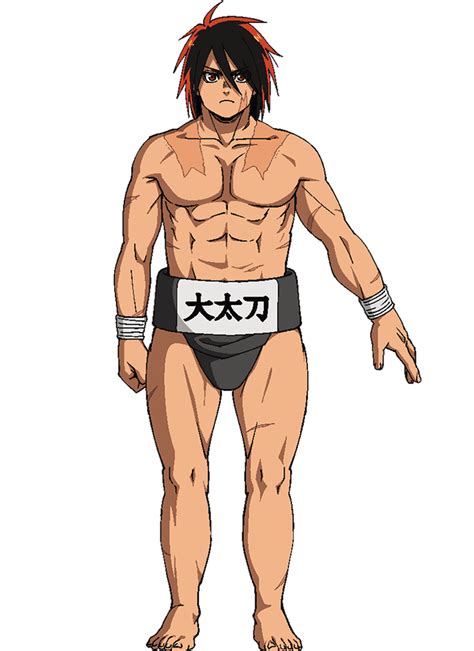 Hinomaru Ushio Anime Galaxy Character Design Male Sumo Wrestler