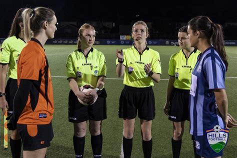 All Female Referee Crew Headline Hills Football Cup Final Hills