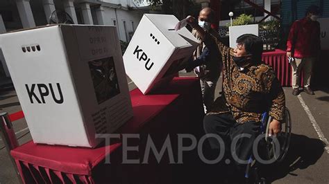 Simulasi Pemungutan Dan Penghitungan Suara Pemilu Foto Tempo Co