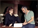 Sondheim with Bernadette Peters in 1989 Into The Woods – New York Theater