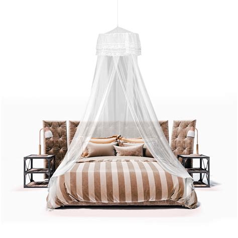 Mosquito Net Easy Installation Lace Hanging Bed Canopy Mosquito Netting