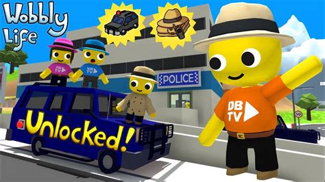 WE UNLOCKED THE UNDERCOVER POLICE CAR & DETECTIVE OUTFIT IN WOBBLY LIFE