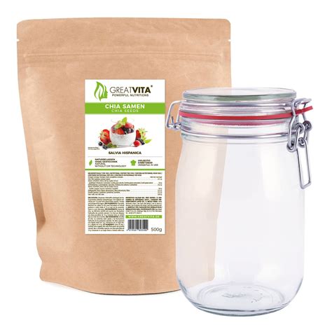 GreatVita Premium Chia Samen Inkl 500 G Shop Apotheke