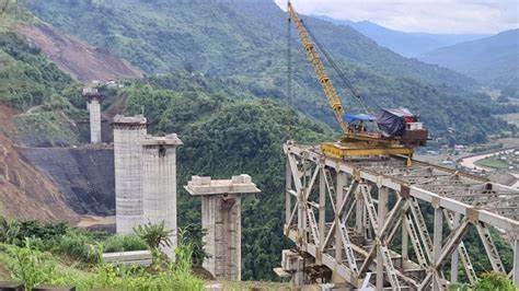 Manipur Worlds Tallest Pier Railway Bridge To Be A Part Of Jiribam
