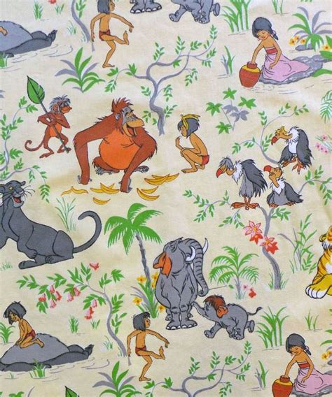 Fothergay Jungle Book Fabric Jungle Book Book Print Jungle